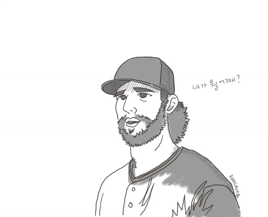 弟は次の日一人で野球場に行った